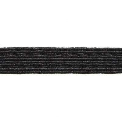 Резинка продежка С-52, шир. 7 мм (в нам. 100 м), чёрная  - купить в Орске. Цена: 637.57 руб.