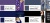 Костюмная ткань "Элис" 18-3921, 200 гр/м2, шир.150см, цвет голубика - купить в Орске. Цена 303.10 руб.