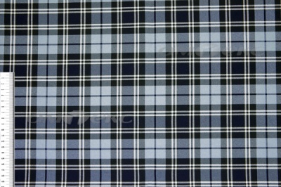 Ткань костюмная клетка Т7274 2004, 220 гр/м2, шир.150см, цвет т.синий/гол/бел - купить в Орске. Цена 