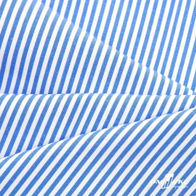 Ткань сорочечная Полоска Кенди, 115 г/м2, 58% пэ,42% хл, шир.150 см, цв.3-синий, (арт.110) - купить в Орске. Цена 306.69 руб.