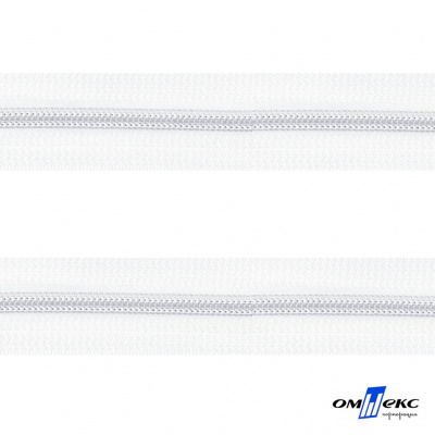 Молния рулонная спираль Т-5 (В2), (упак.200м) цв.(501) - белая - купить в Орске. Цена: 11.70 руб.