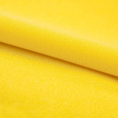 Креп стрейч Амузен 12-0752, 85 гр/м2, шир.150см, цвет жёлтый - купить в Орске. Цена 194.07 руб.