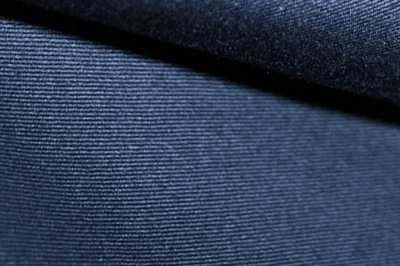 Ткань костюмная 8874/3, цвет темно-синий, 100% полиэфир - купить в Орске. Цена 433.60 руб.