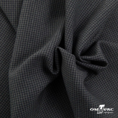 Ткань костюмная Пье-де-пуль 24013, 210 гр/м2, шир.150см, цвет т.серый - купить в Орске. Цена 334.18 руб.
