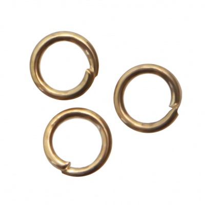 Кольцо  соединительное для бижутерии 4 мм, цв.-золото - купить в Орске. Цена: 0.41 руб.