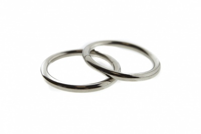 Кольцо металлическое d-32 мм, цв.-никель - купить в Орске. Цена: 3.54 руб.