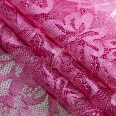 Кружевное полотно стрейч XD-WINE, 100 гр/м2, шир.150см, цвет розовый - купить в Орске. Цена 1 851.10 руб.
