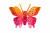 Бабочка декоративная пластиковая #10 - купить в Орске. Цена: 7.09 руб.