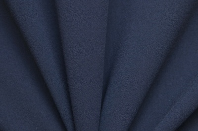 Костюмная ткань с вискозой "Бриджит", 210 гр/м2, шир.150см, цвет т.синий - купить в Орске. Цена 570.73 руб.