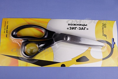 Ножницы ЗИГ-ЗАГ "MAXWELL" 230 мм - купить в Орске. Цена: 1 041.25 руб.
