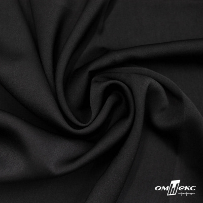 Ткань плательная Габриэль 100% полиэстер,140 (+/-10) гр/м2, шир. 150 см, цв. черный BLACK - купить в Орске. Цена 248.37 руб.