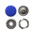 Кнопка рубашечная (закрытая) 9,5мм - эмаль, цв.168 - голубой - купить в Орске. Цена: 4.77 руб.