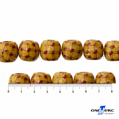 0189-Бусины деревянные "ОмТекс", 17 мм, упак.50+/-3шт - купить в Орске. Цена: 83.66 руб.