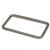 Рамка металлическая прямоугольная, 40 х 15 мм- тём.никель - купить в Орске. Цена: 4.60 руб.