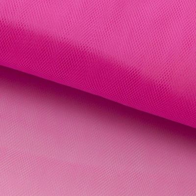 Фатин матовый 16-31, 12 гр/м2, шир.300см, цвет барби розовый - купить в Орске. Цена 100.92 руб.