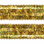 Тесьма с пайетками D16, шир. 20 мм/уп. 25+/-1 м, цвет золото - купить в Орске. Цена: 786.13 руб.