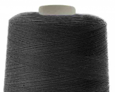 Швейные нитки (армированные) 28S/2, нам. 2 500 м, цвет чёрный - купить в Орске. Цена: 139.91 руб.