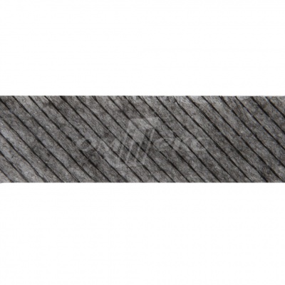 KQ217N -прок.лента нитепрошивная по косой 15мм графит 100м - купить в Орске. Цена: 2.27 руб.