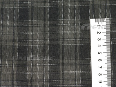 Ткань костюмная клетка 25235 2004, 185 гр/м2, шир.150см, цвет серый/бел - купить в Орске. Цена 