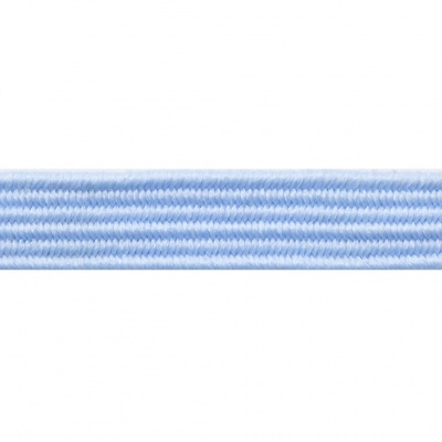 Резиновые нити с текстильным покрытием, шир. 6 мм ( упак.30 м/уп), цв.- 108-голубой - купить в Орске. Цена: 155.22 руб.