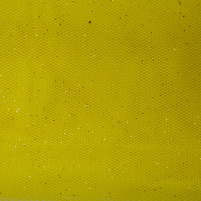 Сетка Глиттер, 24 г/м2, шир.145 см., желтый - купить в Орске. Цена 117.24 руб.