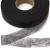 Прокладочная лента (паутинка) DF23, шир. 25 мм (боб. 100 м), цвет чёрный - купить в Орске. Цена: 2.10 руб.
