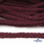Шнур плетеный d-6 мм круглый, 70% хлопок 30% полиэстер, уп.90+/-1 м, цв.1070-бордовый - купить в Орске. Цена: 588 руб.