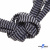 Шнурки #107-07, плоские 130 см, двухцветные цв.серый/чёрный - купить в Орске. Цена: 23.03 руб.